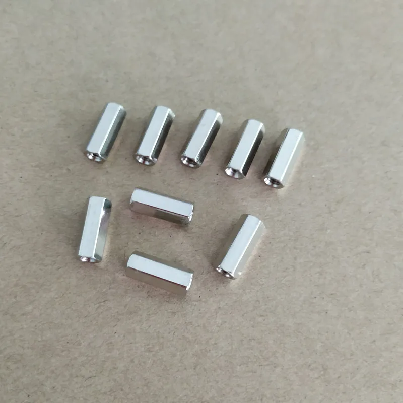 M3*5/6/8/10/11/12/14/15/18/20/22/25/30/35mm Hexagon Brass Standoff Spacer Nickel plated Spacing Screw Hex Long Nut Screws