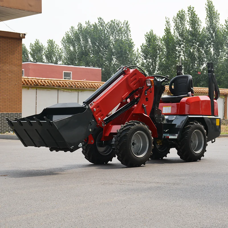 

Free shipping custom telescopic arm loader with new design, Euro 5 certified mini sliding loader EPA/CE