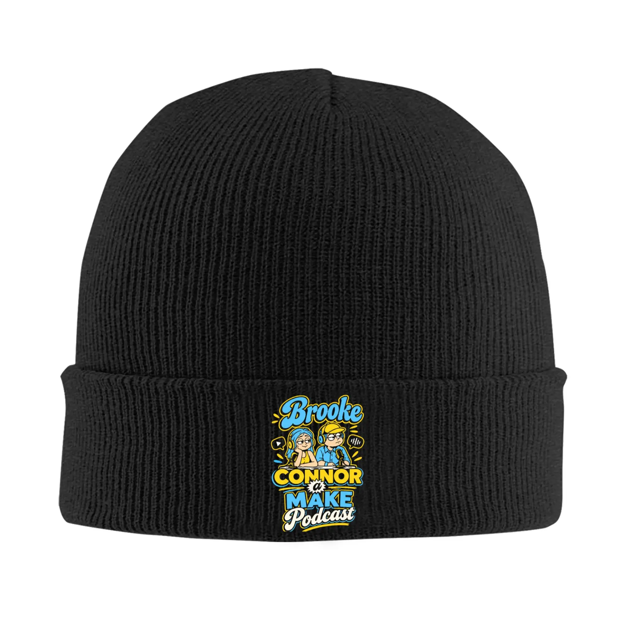 BNCMAP Brooke and Connor Podcast, Humor Internet Culture Beanie Hats  Bonnet Hats Adult Unisex Funny Gym Knitting Hat Elastic