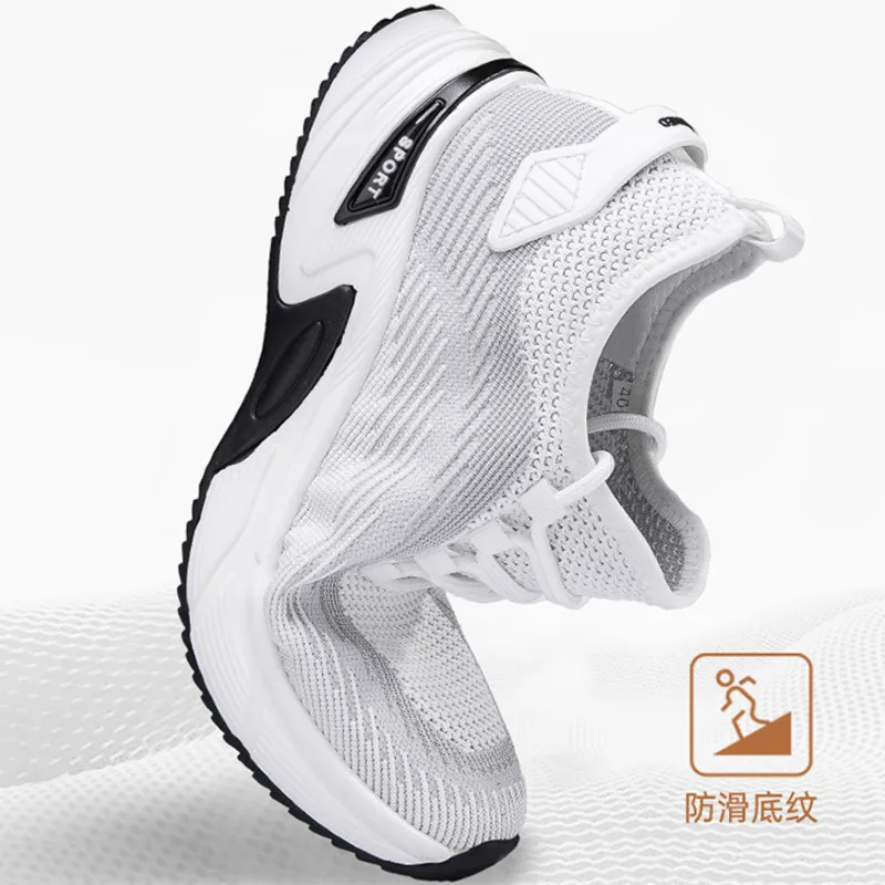 Summer Men Sneakers 8CM Elevator Shoes Hidden Height Increasing Shoes For Men 6CM Casual Sport Heightening Shoes Tenis Masculino