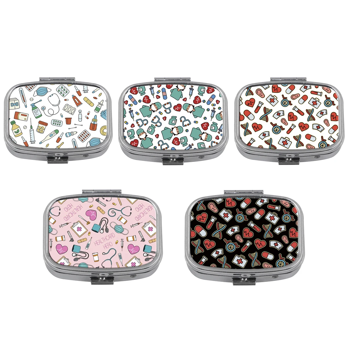 

Мраморный футляр для хранения лекарств для врачей и медсестер, влагостойкий, персонализированный, для медицинских товаров