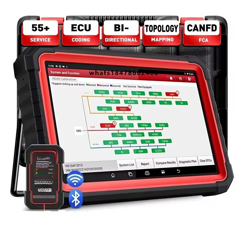 2026 NEW  X431 Pro3S+ V5.0 Full System Bluetooth Bi-Directional Scan Tool OBD2 EOBD Code Reader With 37 Resets
