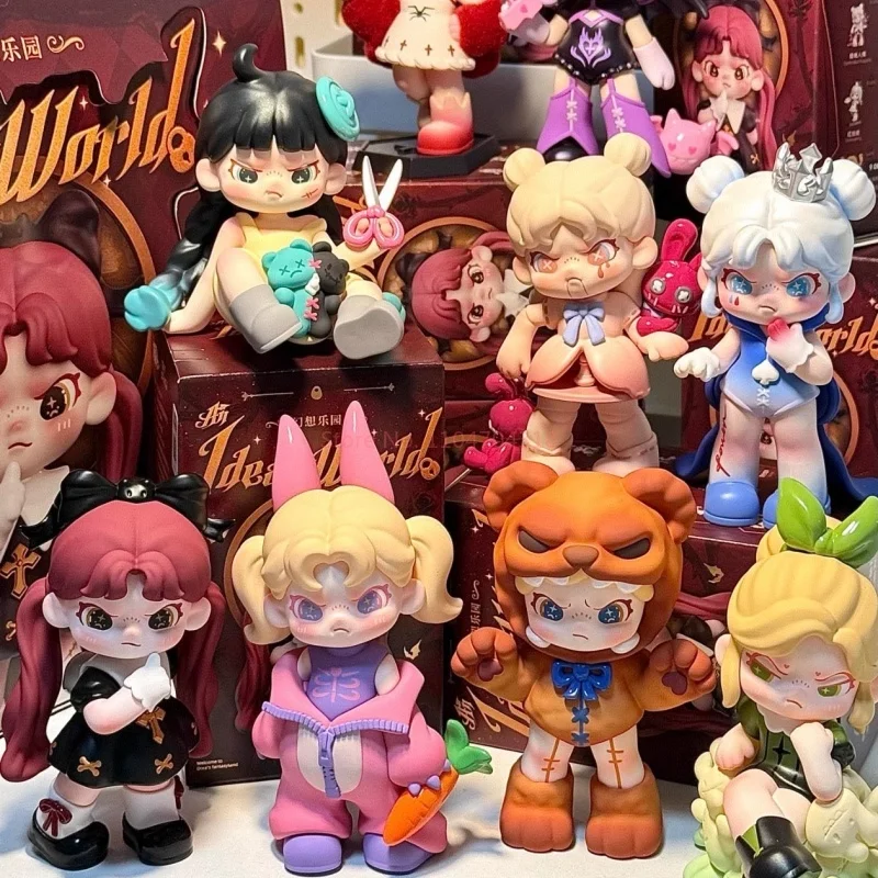 

Genuine New Blind Box Dora 6 Generation Ideal World Series Anime Cute Figure Surprise Guess Mystery Box Desktop Decora Toys Gift