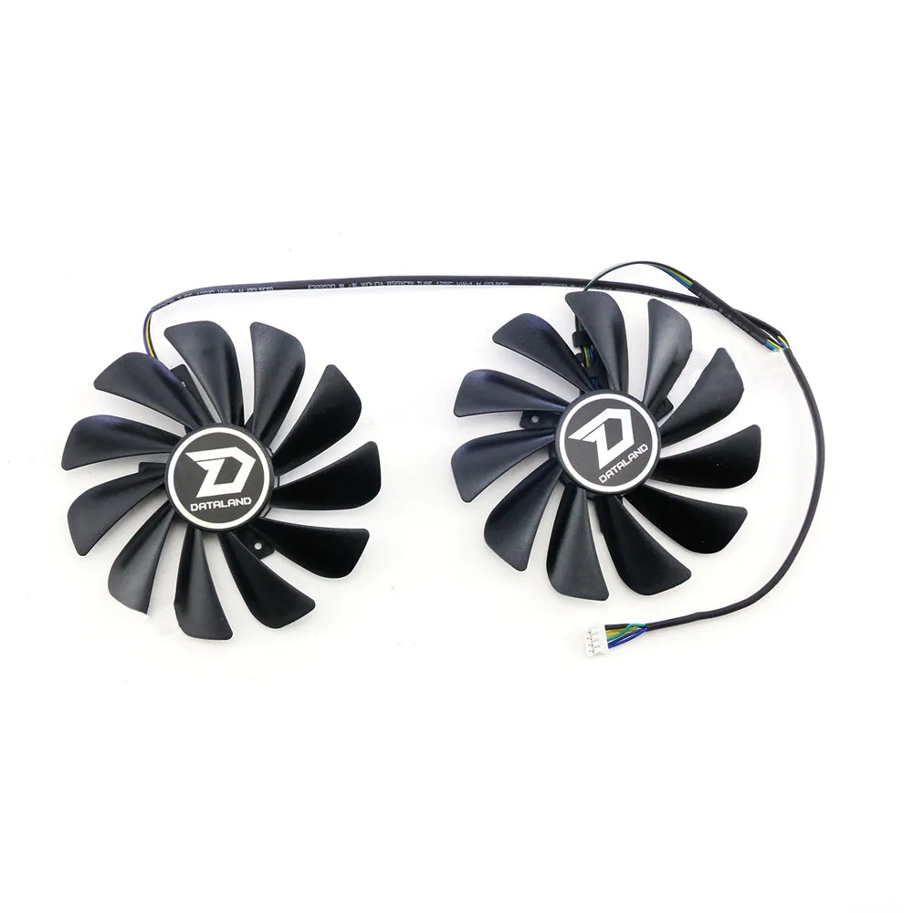 Pour PowerColor RX 5700XT 5700 5600XT ventilateurs de refroidissement pour Red Dragon refroidisseur ventilateur graphique ventilateurs de remplacement