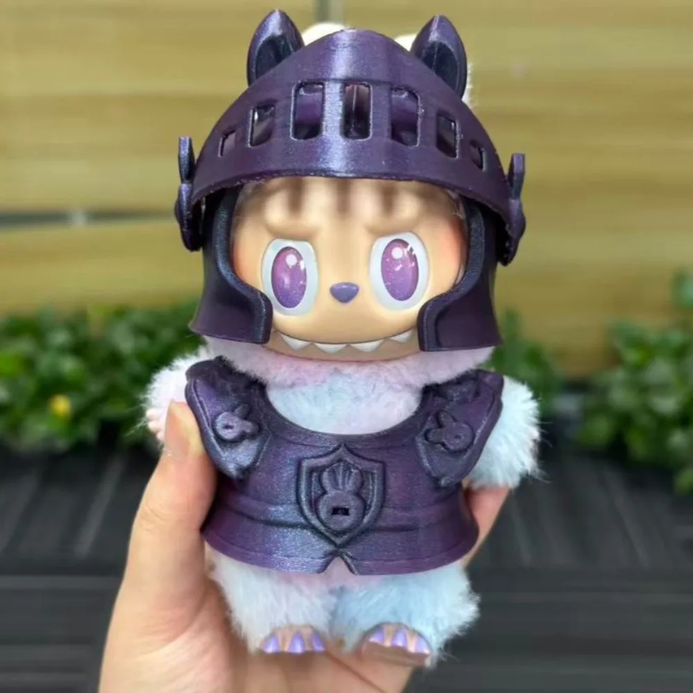 

Armor Sword Set Mini Plush Doll Clothing Fashion Doll Accessories Gift 3D Armour for Labubu Clothes Dragon Slayer Knight