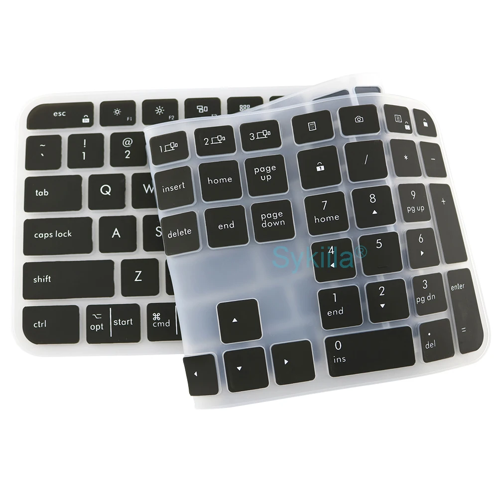 Tastaturabdeckung für Logitech Craft Wireless Schutzhülle für Logi Case Schwarz Clear Silicon TPU Skin Case Computer