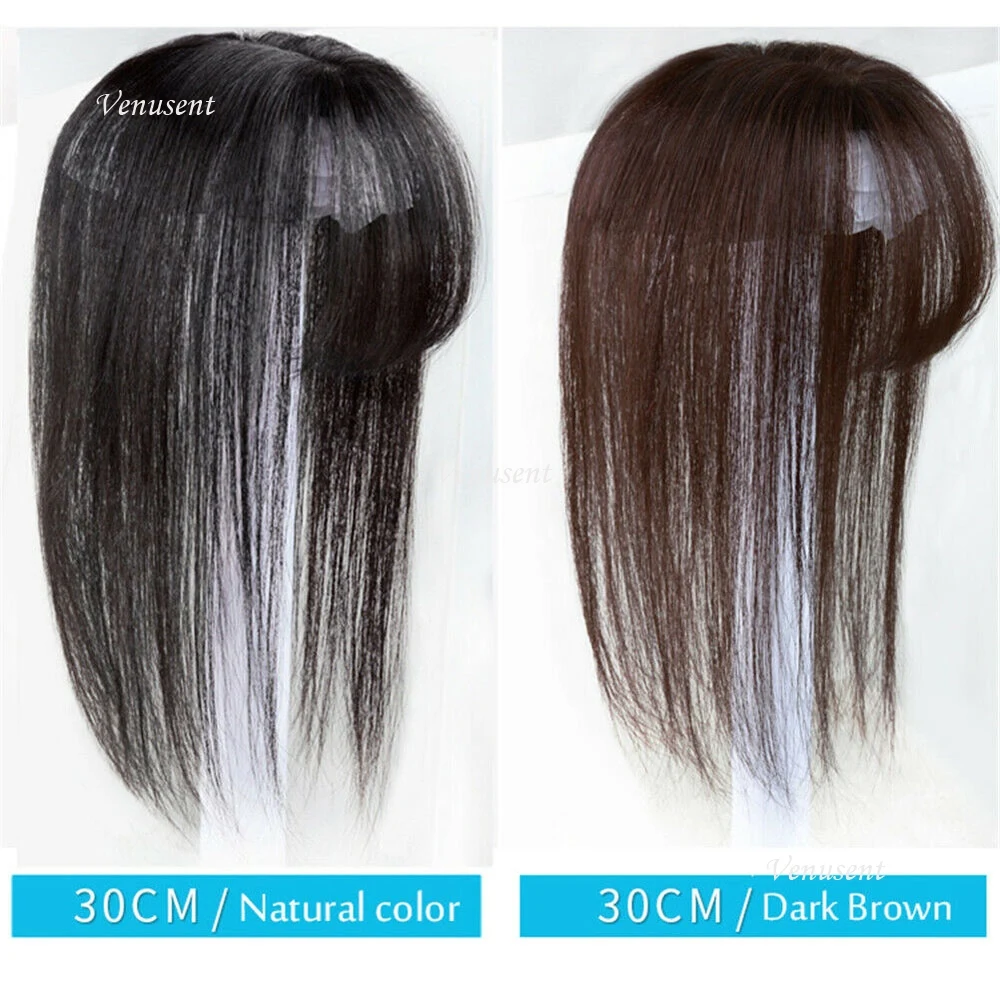 여성용 통기성 인모 레이스 토퍼, 에어 앞머리 포함, 천연 헤어라인 토피, 손으로 묶은 스위스 레이스 헤어피스, 9x14cm, 13x14cm