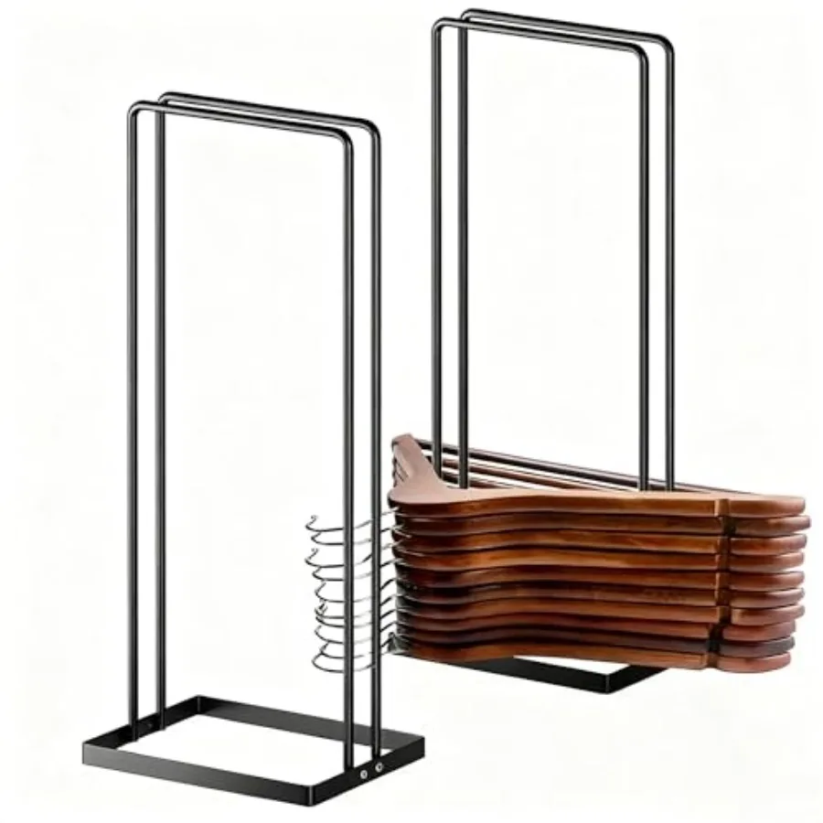 

Hanger Stacker, Clothes Hanger Holder Organizer for Closet Laundry Room, Organizer Stacker for Coat Wire Hangers, Hanger Rack S
