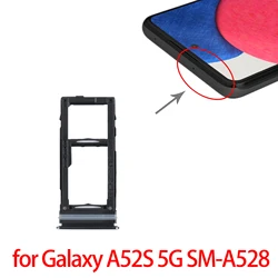 Bandeja de tarjeta SIM para Galaxy A52S + bandeja de tarjeta SIM/bandeja de tarjeta Micro SD para Samsung Galaxy A52S 5G SM-A528