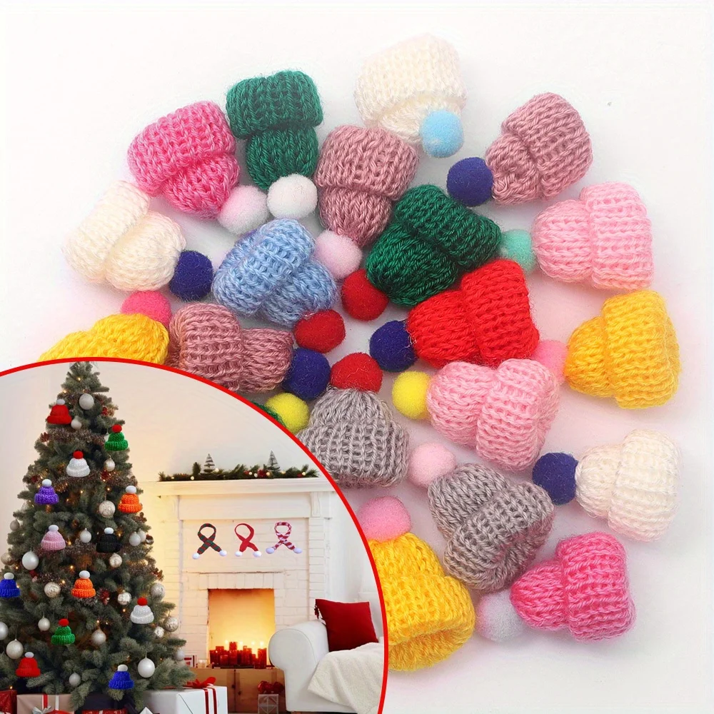 5/15/29pc Multi-color Polyester Hat,used for DIY Snowmen,hair Accessories,Christmas,Valentine's Day,Thanksgiving,Halloween Gifts