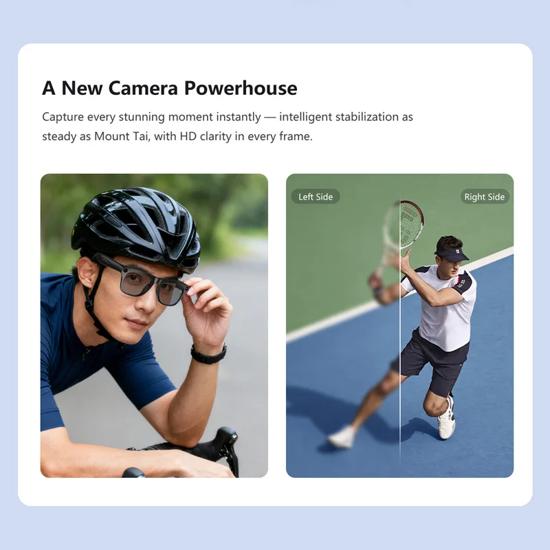 2026 New 6K HD Color Changing AI Smart Glasses Chat GPT 100MP Camera Bluetooth Call Voice Assistant Control Motorcycle Goggles