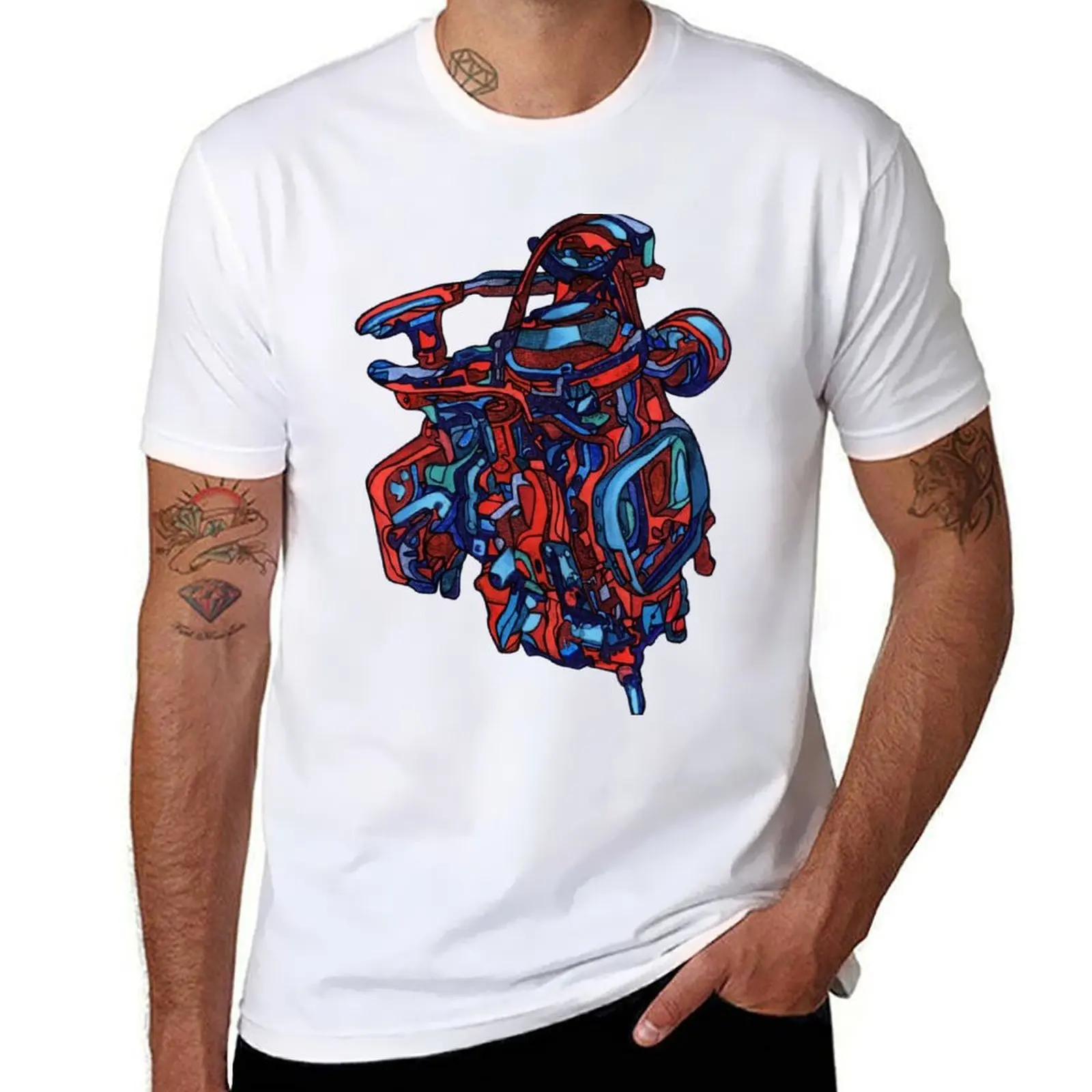 

Heavy Heart T-Shirt cotton t shirts high quality man graphic t shirt T-Shirt