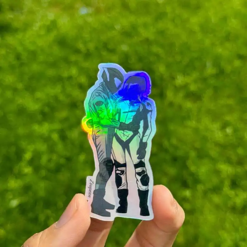 

Premium glossy coated vinyl stickers • Waterproof, scratch-resistant Motorcycle Couple Laptop and other decorative stickers