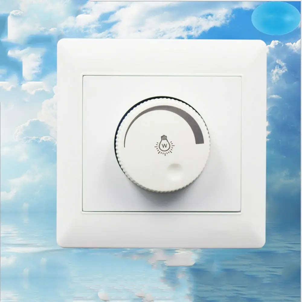 New 220V Light Dimmer Switch Adjustable Brightness Controller For Filament Lamp
