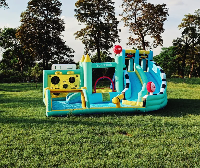 

Bouncy Castle Inflatable Double Slide Popular Rock-climbing Inflatable Castle Multifunctional Children's Inflatable Castle