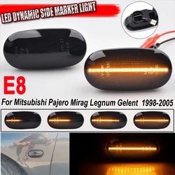 For MItsubishi PAJERO MIRAGE LEGNUM /Lancer GALANT LED Dynamic Side Marker Turn Signal Light Sequential Blinker Light