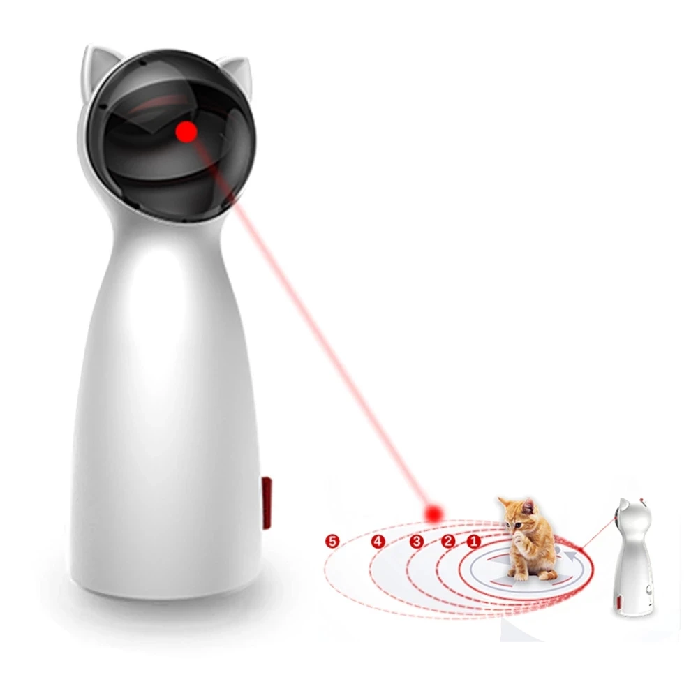 Pet Cat Laser Pointer Interactive Intelligent Teasing Toy