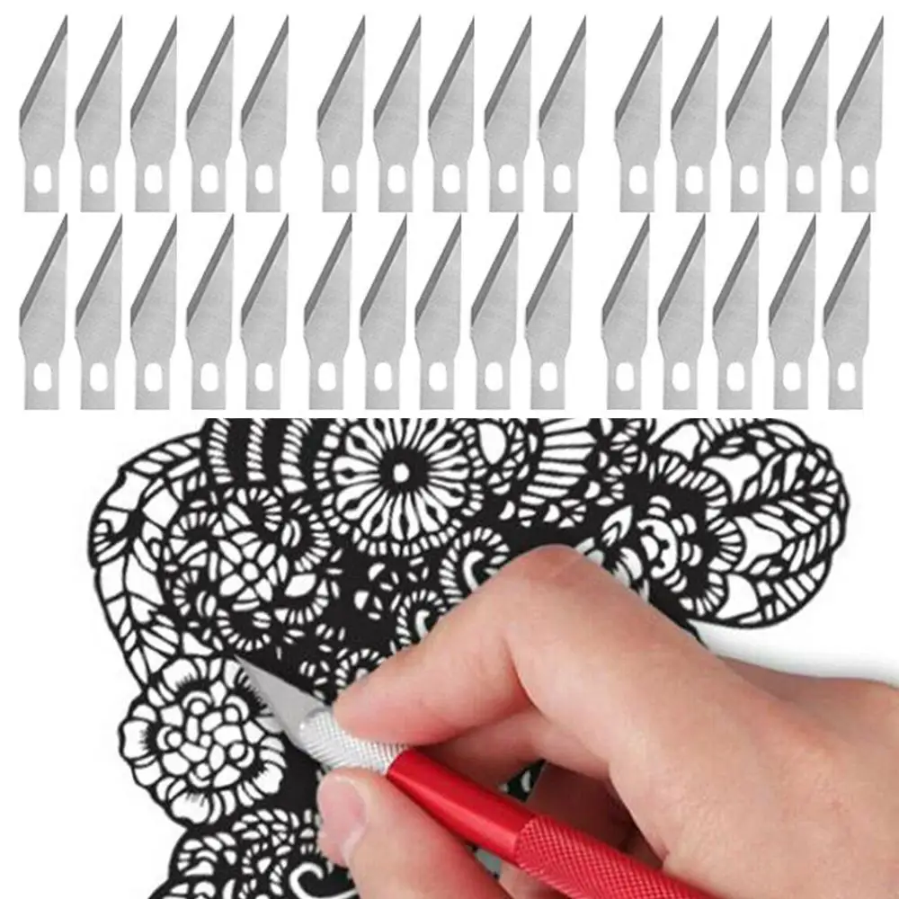 Stainless Steel Carved Surgical Scalpel Knife Blade Engrave Chapter Wood Carving Engraving Knife Blades