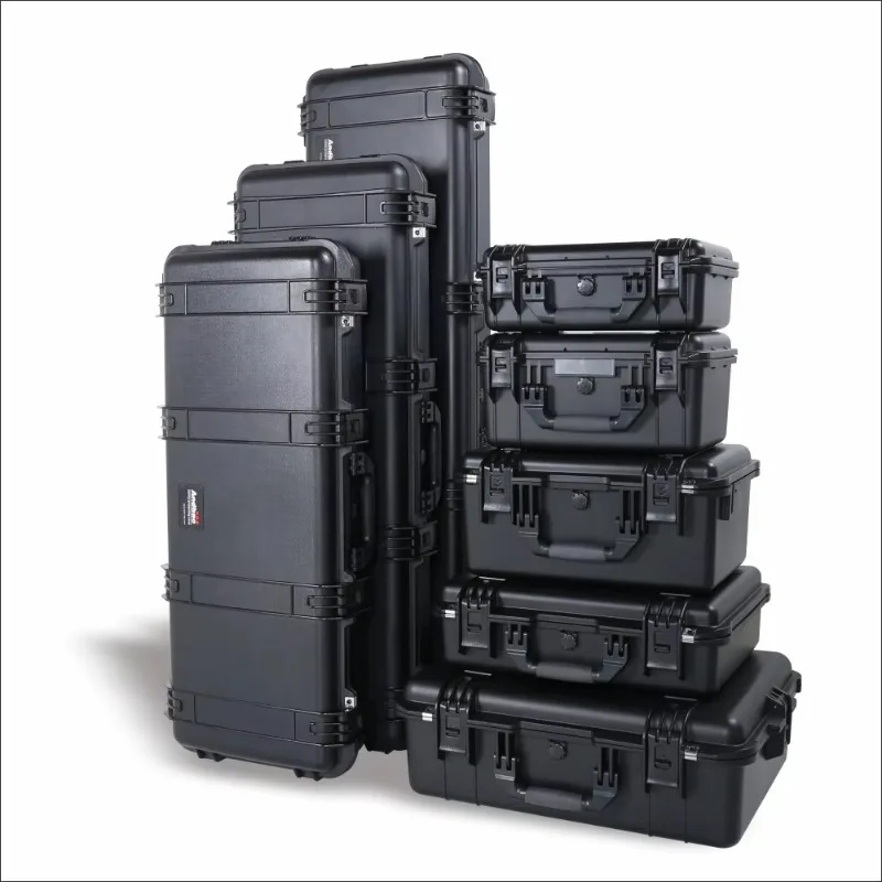 Latest Design Chinese Manufacturer Rigid Plastic Equipment Tool Storage Case with Durable Wheels Customizable Logo