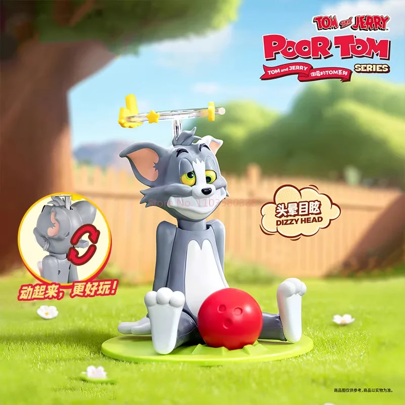 Simpatico cartone animato classico divertente Tom e Jerry Blind Box Povero serie Tom Action Figure Kawaii Gatto e topo Anime Modello Ornamenti Giocattoli