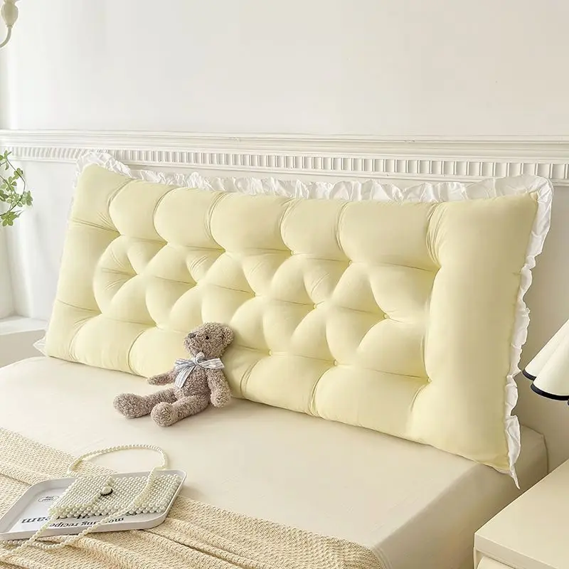 Koreanischen Stil Reine Farbe Kopfteil Kissen Schlafzimmer Schlafsaal Vermietung Haus Dekorieren Bett Kopf Matte Weiche Tasche Anti-kollision Dicke pad