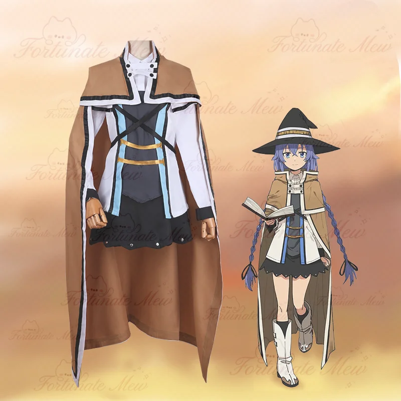 EN STOCK Costume de cosplay Roxy Migurdia, ensembles complets, tenues d'anime, robe de carnaval d'Halloween pour femmes et filles
