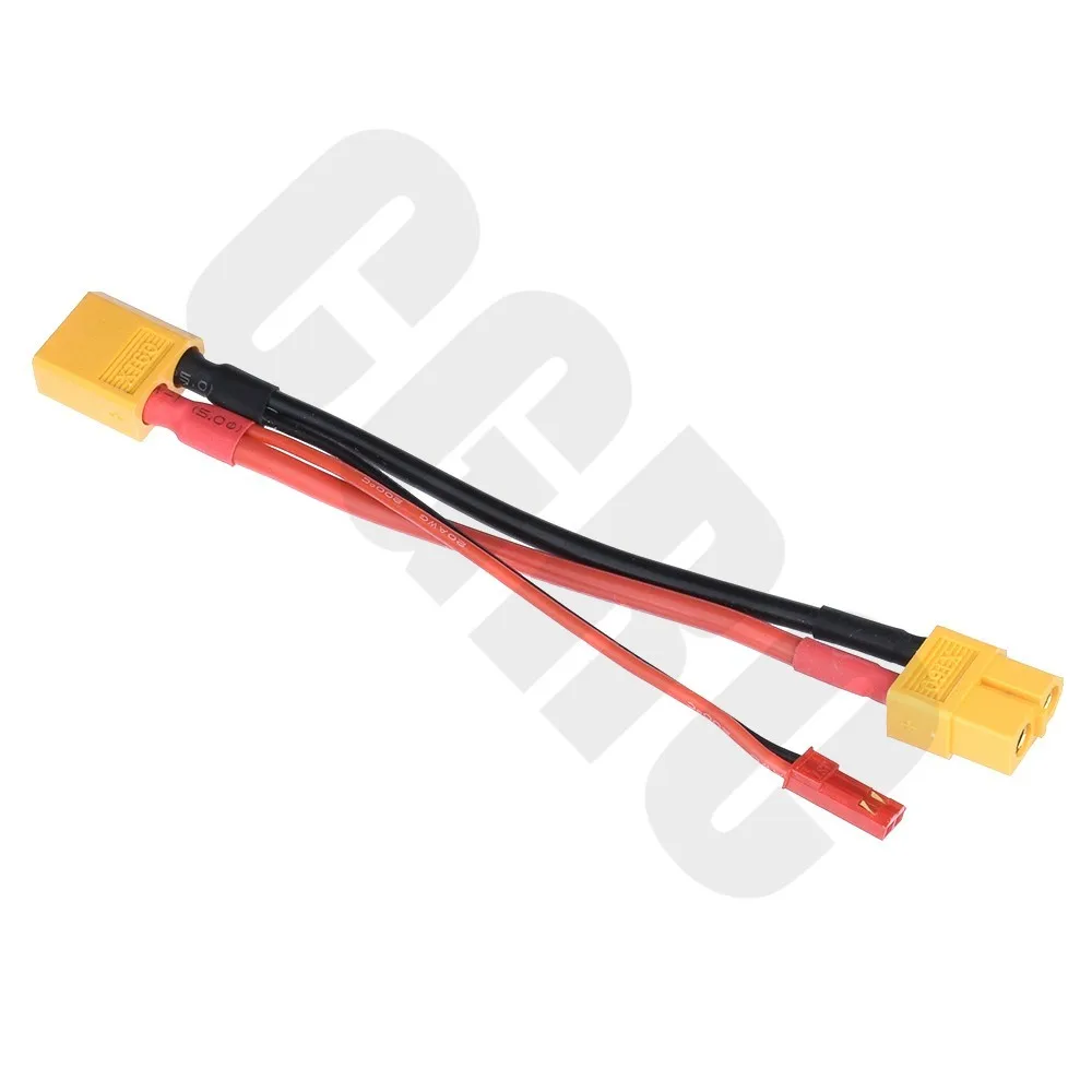 XT60 To JST T Plug To JST Conversion Line For 1/8 1/10 RC Car &Boat TRX4 SCX10 RC4WD LOSI UDR Slash E-REVO X-Maxx Rovan Baja DIY