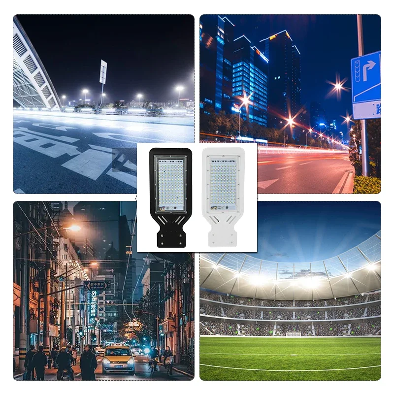 Led Street Light AC110V 220V Lot Yard Barn Outdoor Wall 100W Waterproof IP65 Lamp Industrial Garden Square Highway Area Parking