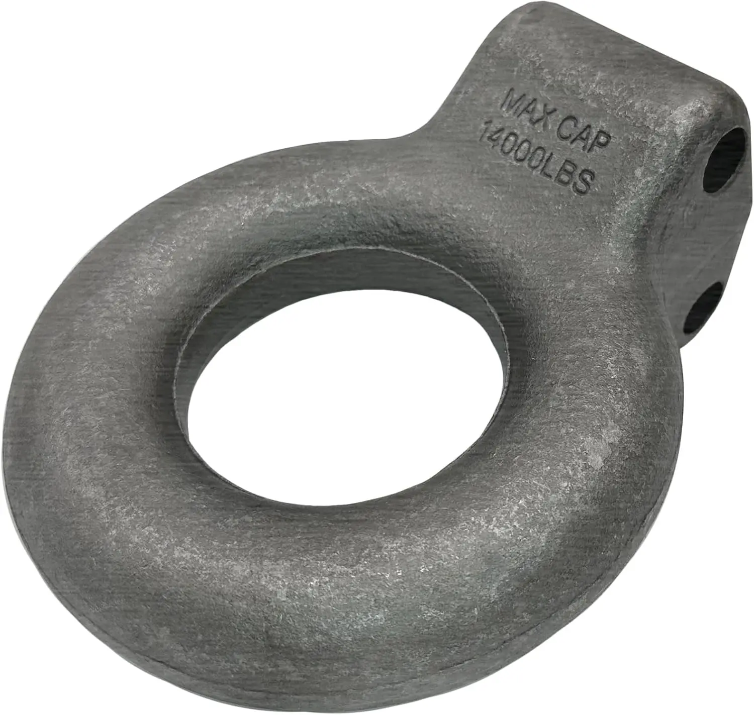 

Raw Steel Pintle Hitch Lunette Eye Ring - 14,000 lbs, 3 inch ID - for Channel Bracket Mount Trailer, Lunette-Ring-14000