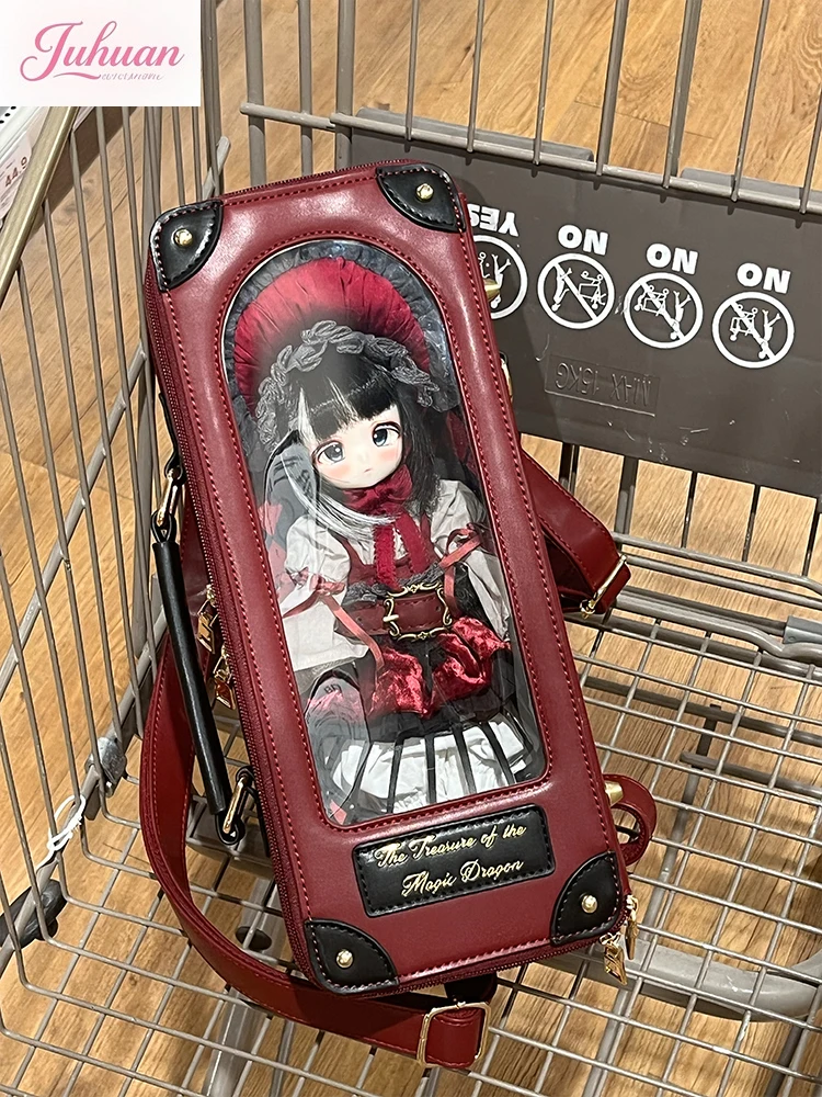 Original 4 Points Bjd Baby Doll Bag Col Lta Bags Lection Women Girls Rhombus Rectangular Cross Shoulder Bag Lolita Tote Backpack