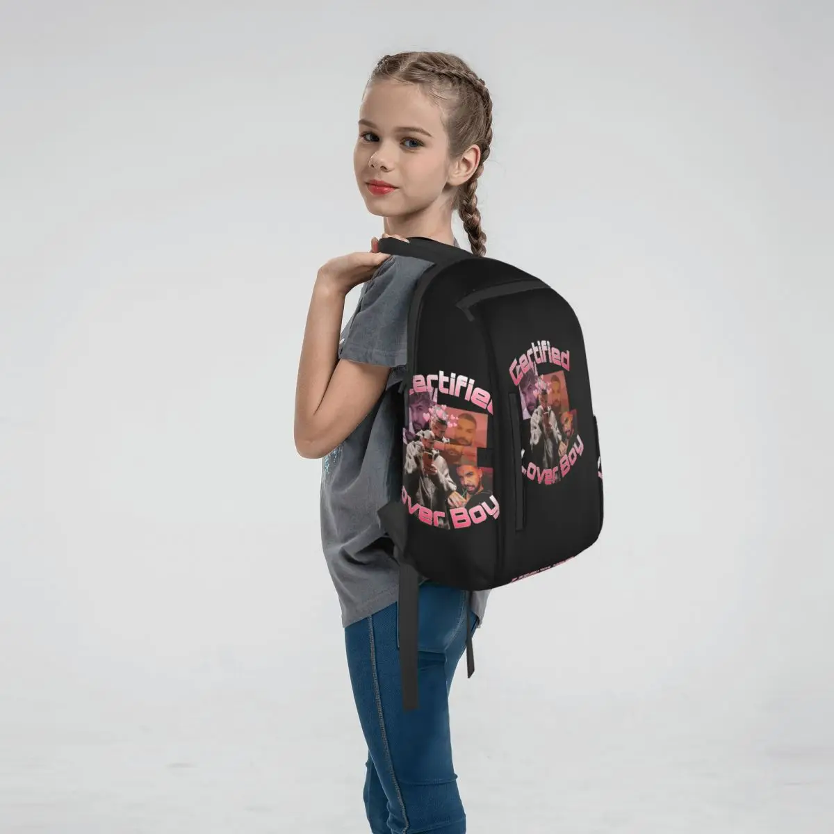 Certified Lover Boy BBL Drake Backpack Daypack Boys Girls BookBag School Bag Shoulder Bags for Men Women