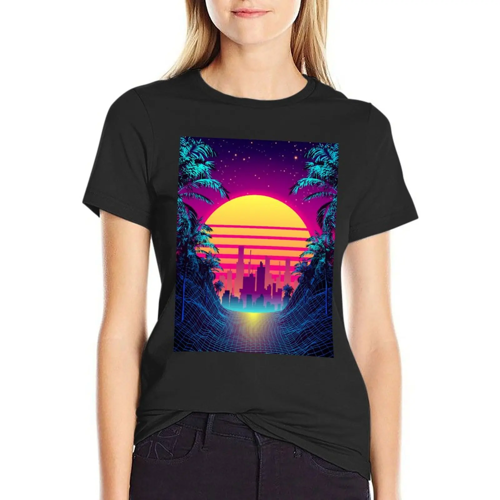 Retrowave Valley T-Shirt hippie clothes anime clothes Women clothes