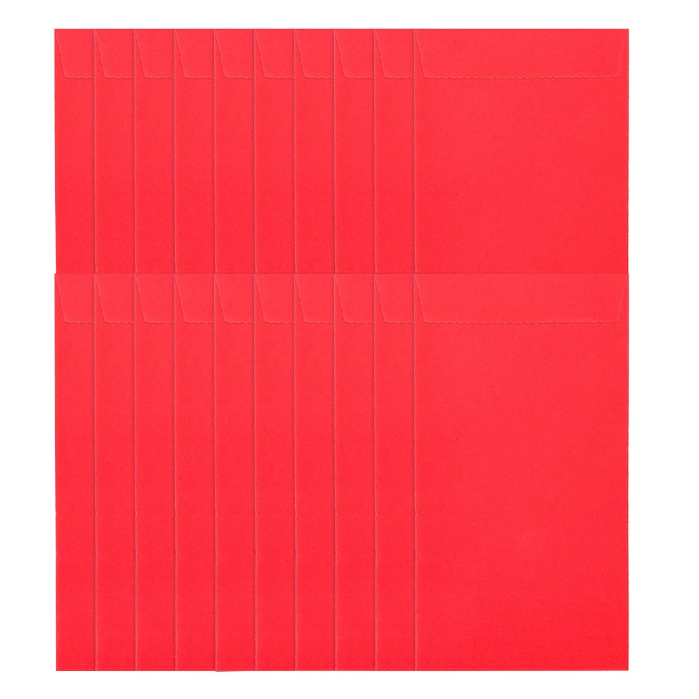 

50Pcs Chinese Red Envelopes Vintage Style Large Capacity Money Holders for Weddings Festivals Cash Envelopes Bank Money Bag