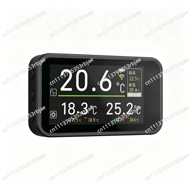 Wireless Car Thermometer Electronic Luminous Display Digital Temperature Gauge for Vehicle