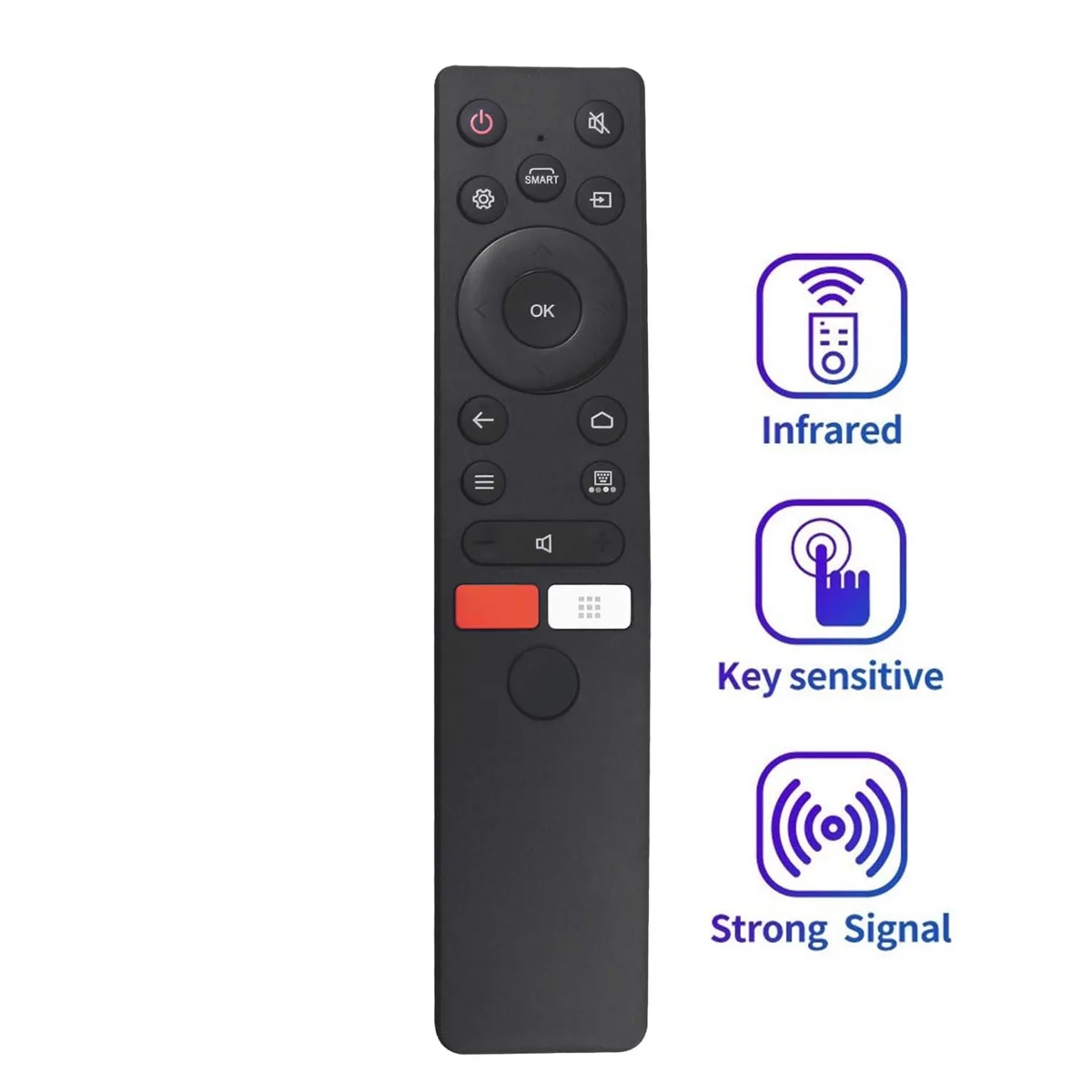 ABSQ-Replace RC890 Remote Control for Casper Android TV Voice for HG5000 50UG6000 Work for TV AC Audio Projector