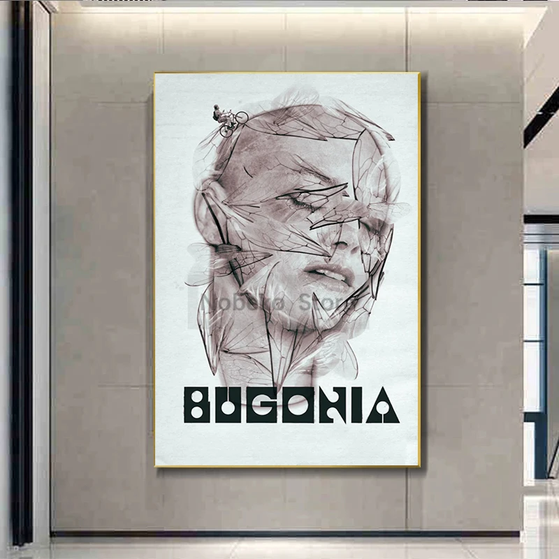 أحدث فيلم بوجونيا المشارك فيلم الخيال العلمي يطبع قماش اللوحة إيما ستون صور فنية للجدران غرفة المنزل الفيلم الديكور #5