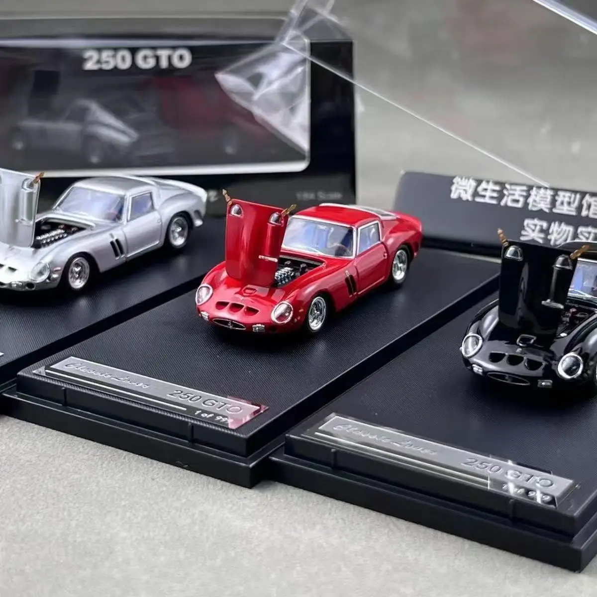 

CL 1:64 250 GTO sports car classic vintage car alloy openable car model