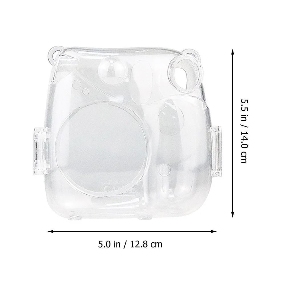 

Transparent Camera Protective Case Compatible Mini 7 Portable Camera Carrying Cover Protective Shell Easy Open Outdoor Use