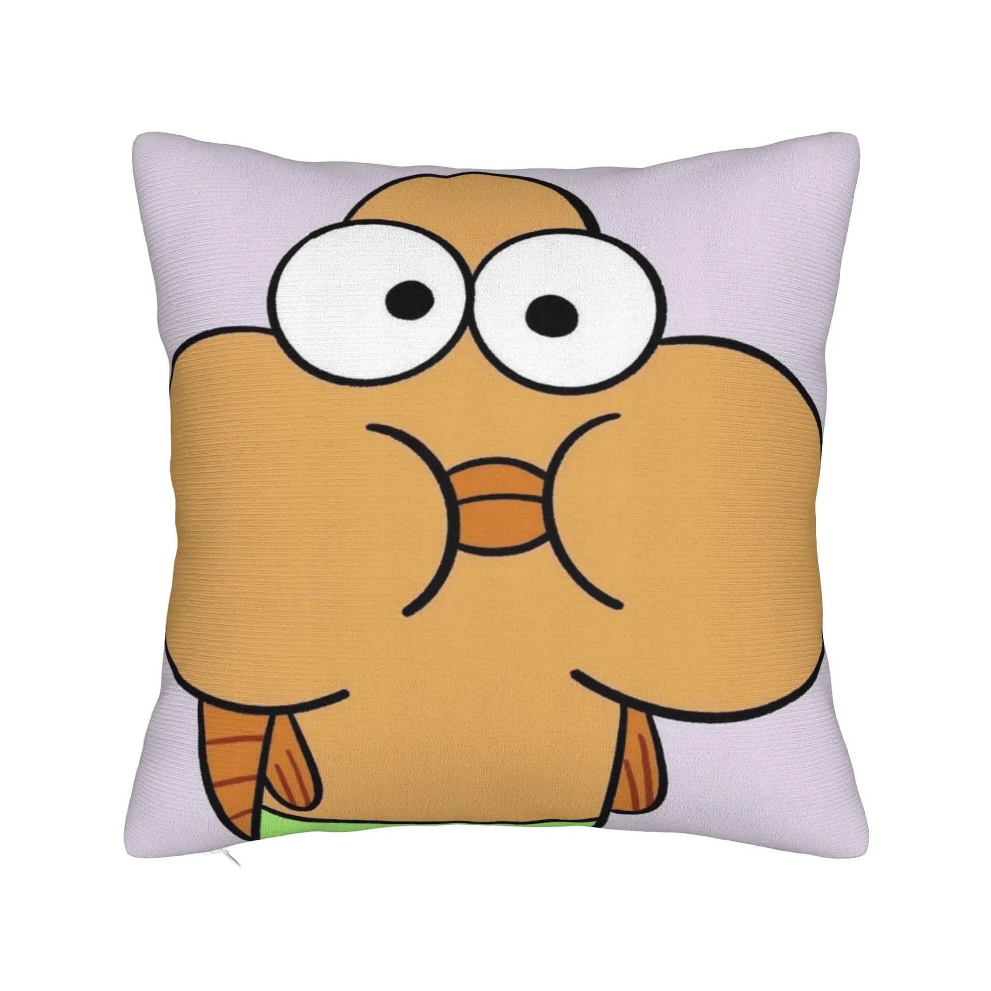 Bikinis Bottom Buddies Funny Fish Square Pillow Case  Cushion Cover Funny Zippered Decor Pillowcover for Sofa 45*45cm