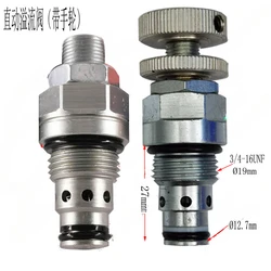 Hydraulic Relief Valve YF06-00 Small Adjustable Hydraulic Thread Relief Pressure Valve Pilot Valve Power Unit Manual Adjustment
