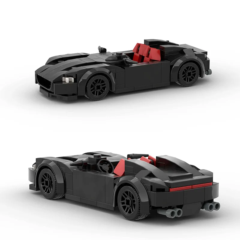 

Конструктор MOC Cyber Mon-za Sp2, родстер в сборе, совместим с моделями Le-go, детские игрушки «сделай сам», без коробки