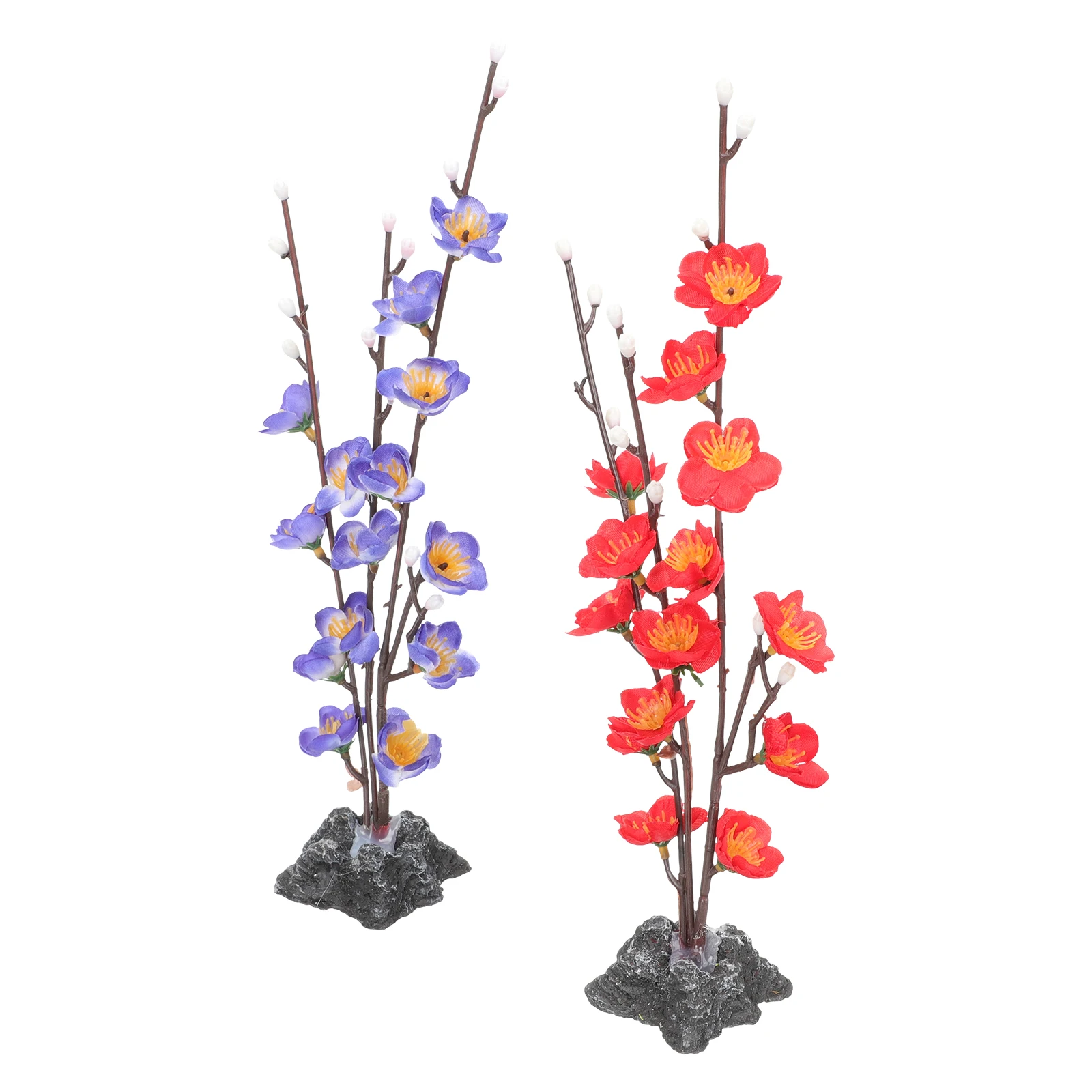 

2pcs Artificial Decorative Flower Sushi Plate Japanese Restaurant Wedding Dish Decoration Fake Blossom Model Multi Use Plant