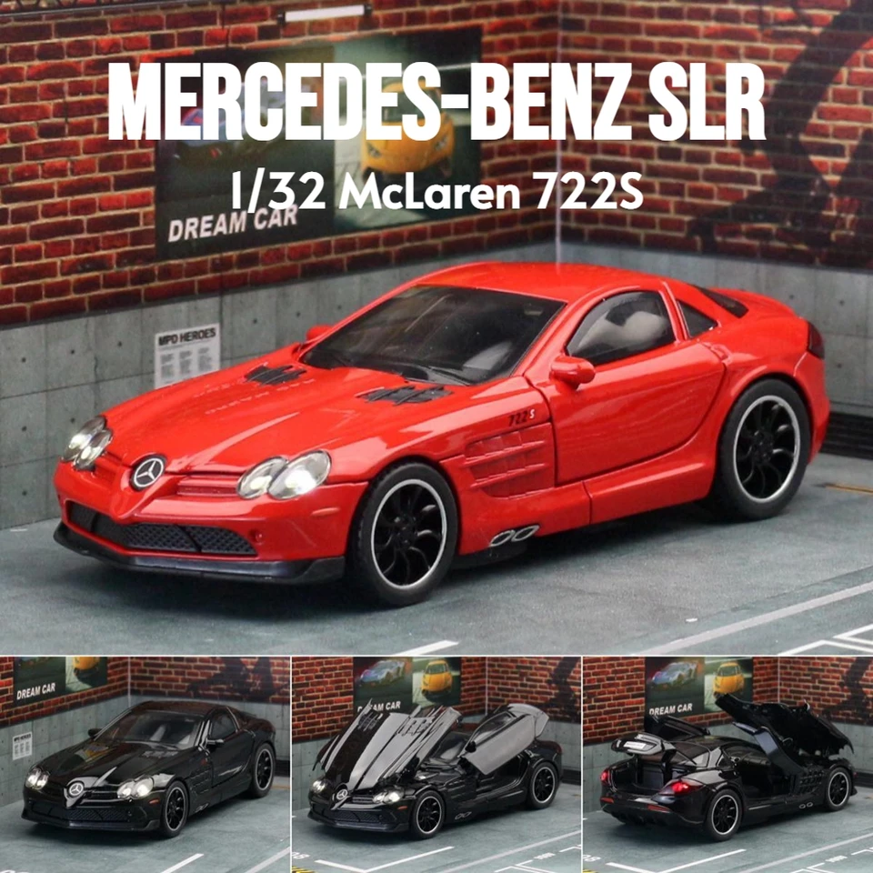 1/32 Mercedes-Benz SLR McLaren 722S Super Sport Toy Car Model