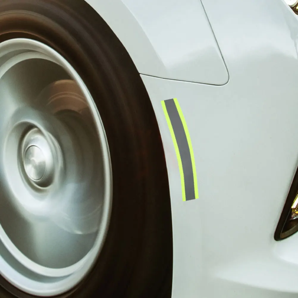 

1 Roll 5 Meters Fluorescent Reflective Strip Sew On Clothing Safety Fabric For Jackets Vests Bags Dog Collars Webbing Trim Tape