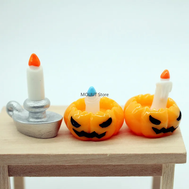 Halloween Party Decorative Supplies Electronic Pumpkin Lamp Atmosphere Decoration Lamp Luminous pprops Pumpkin Candle Lamp