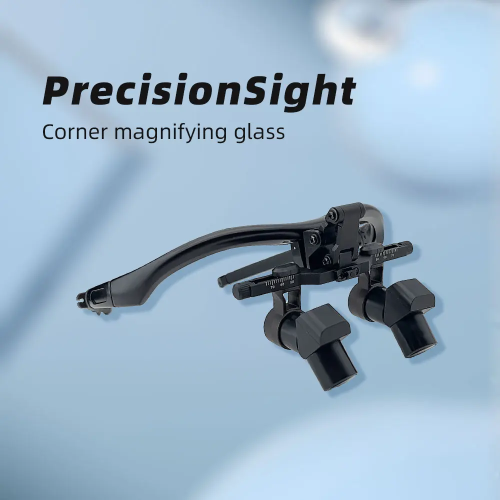 

JINGT Precisionsight Black Dental Loupes Headlight Set Wearing Glasses Magnifying The Mirror Oral Glass Surgery Hd Led Equipment