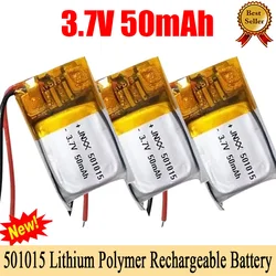 3.7V 50mAh 501015 Rechargeable Lithium Polymer Battery for MP4 Bluetooth Earphone Video Pen GPS Walkie Talkie Smart Watch 501115