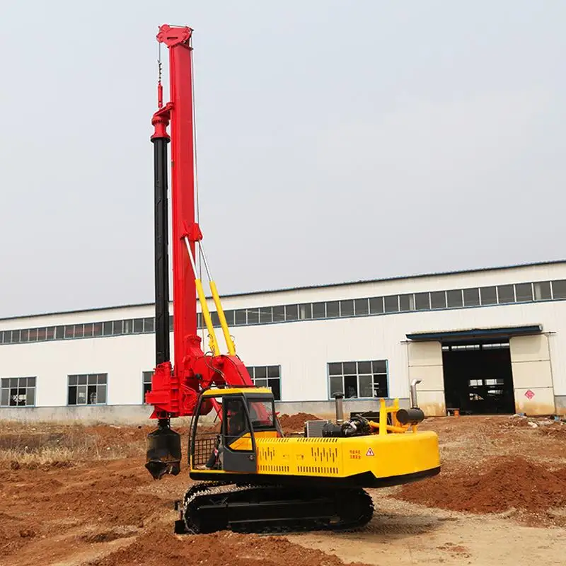 YUGONG China Manufacturer Powerful 20m Hydraulic Ground Screw Bore Pile Driving Machine Auger Rotary Piling Rig For Sale