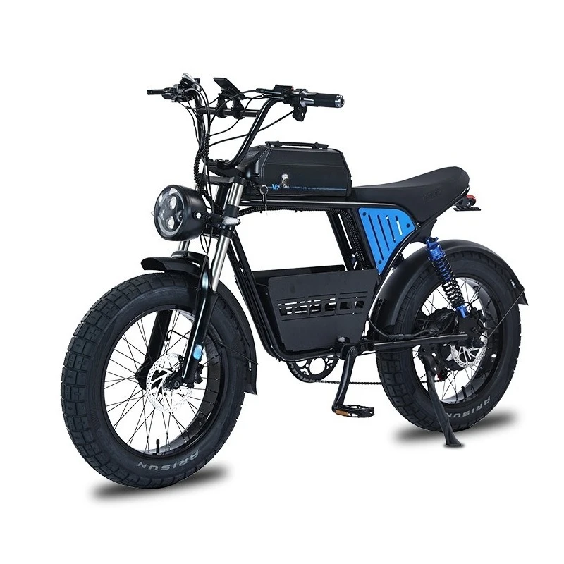 Vintage Mountain Electric Motorcycle V07 Shock Absorption Off-Road Fashion Atmospheric High Carbon Steel Snowmobile