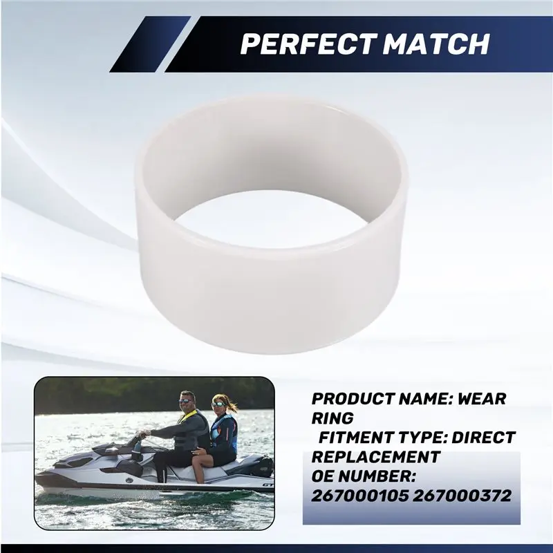 AB56-White Wear Ring 159Mm Part Numbers 267000105 267000372 For Seadoo BRP 4-TEC GT X-L